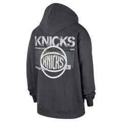 New York Knicks Jordan Brand Statement Jumpman Flight Premiere Hoodie - Anthracite sale