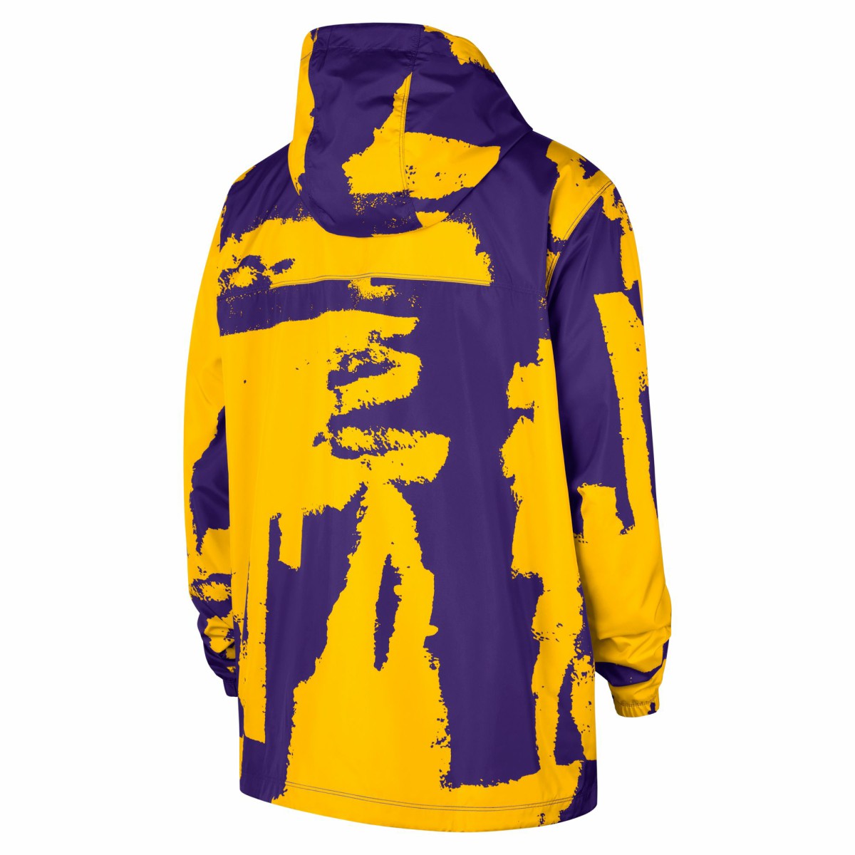 Los Angeles Lakers Unisex Courtside Club Premium Woven Full-Zip Hooded Jacket - Purple discount