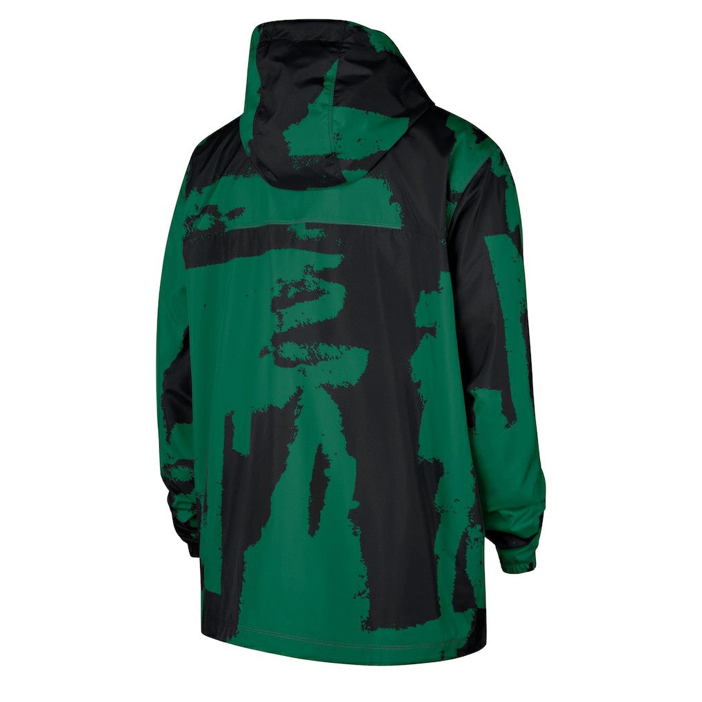 Boston Celtics Courtside Club Premium Woven Full-Zip Hooded Jacket - Black/Kelly Green online