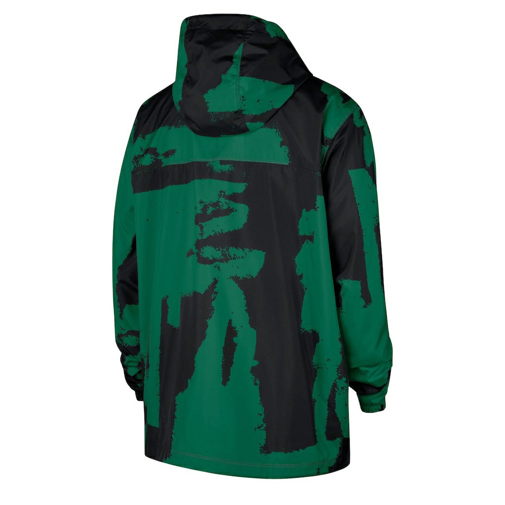 Boston Celtics Courtside Club Premium Woven Full-Zip Hooded Jacket - Black/Kelly Green online
