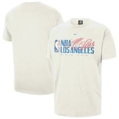 2026 NBA All-Star Game Max90 Wordmark T-Shirt - Cream sale