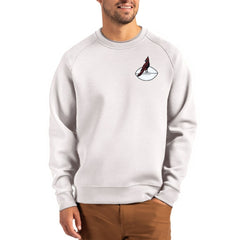 Arizona Cardinals Cutter & Buck Throwback Roam Recycled Raglan Pullover Sweatshirt - Gray online