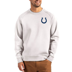 Indianapolis Colts Cutter & Buck Primary Logo Roam Recycled Raglan Pullover Sweatshirt - Gray discount