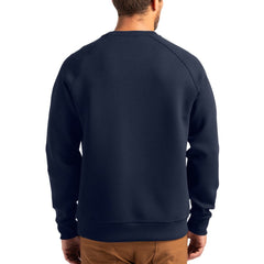 Los Angeles Chargers Cutter & Buck Throwback Roam Recycled Raglan Pullover Sweatshirt - Navy sale