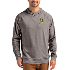 Green Bay Packers Cutter & Buck Adapt Historic Knit Recycled Raglan Pullover Hoodie - Heather Gray online