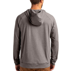 Kansas City Chiefs Cutter & Buck Adapt Knit Recycled Raglan Pullover Hoodie - Heather Gray discount