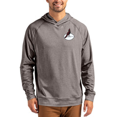 Arizona Cardinals Cutter & Buck Adapt Historic Knit Recycled Raglan Pullover Hoodie - Dark Heather Gray discount