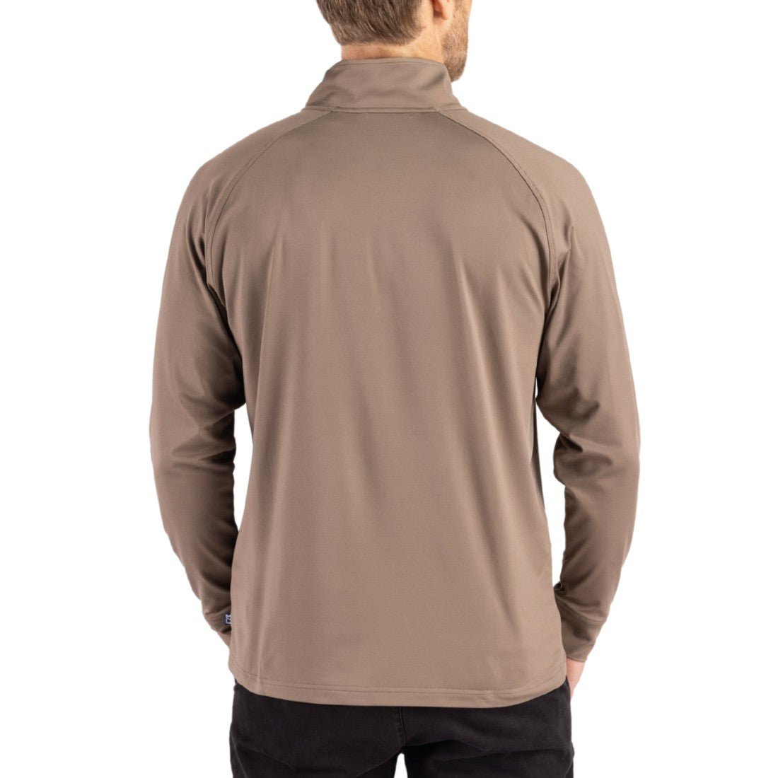 Detroit Lions Cutter & Buck Adapt Eco Knit Stretch Recycled Quarter-Zip Pullover - Brown sale
