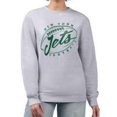 New York Jets G-III 4Her by Carl Banks Women's Football Fleece Pullover Sweatshirt - Gray online