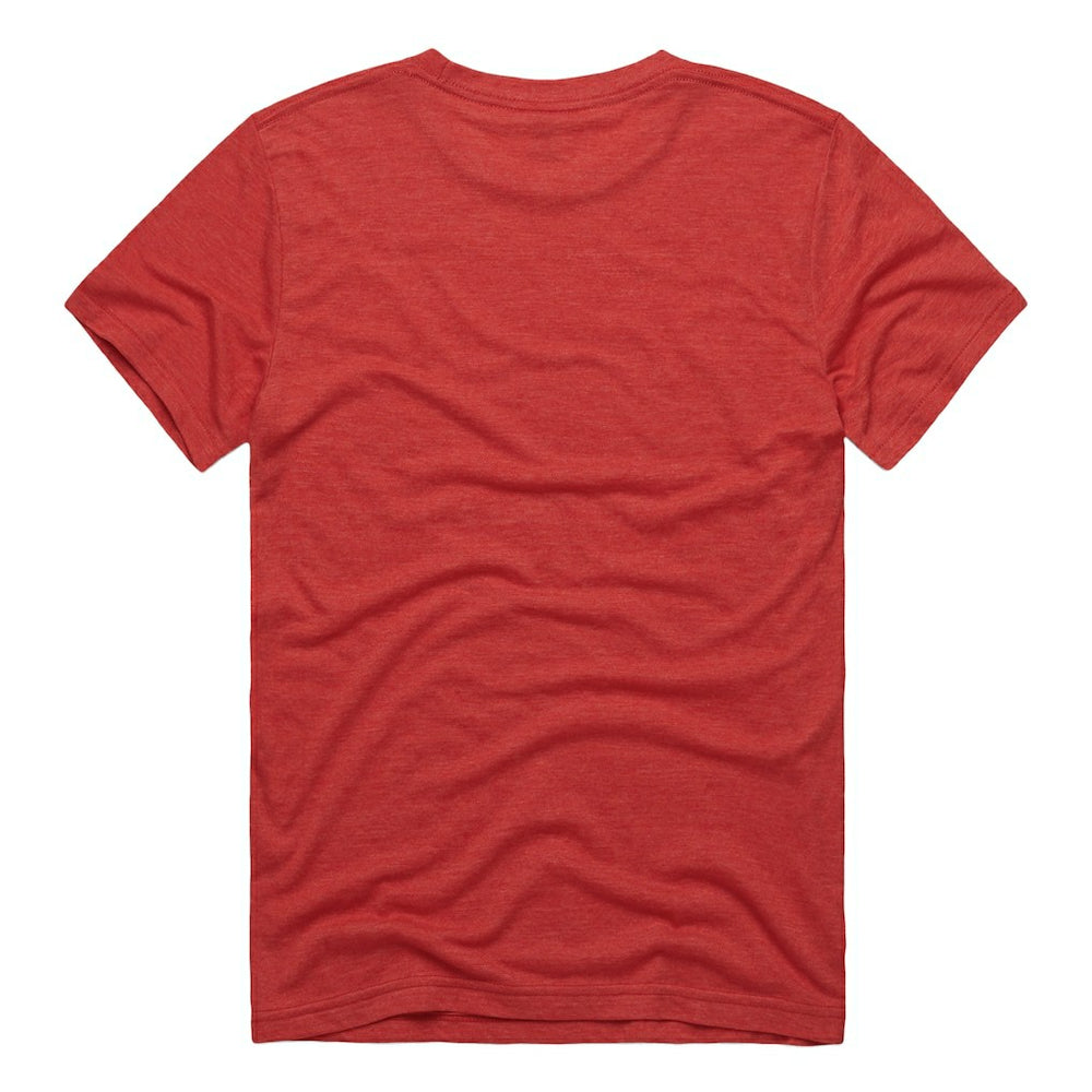 San Francisco 49ers Homage Unisex NFL ASL Collection by Love Sign Tri-Blend T-Shirt - Scarlet on sale
