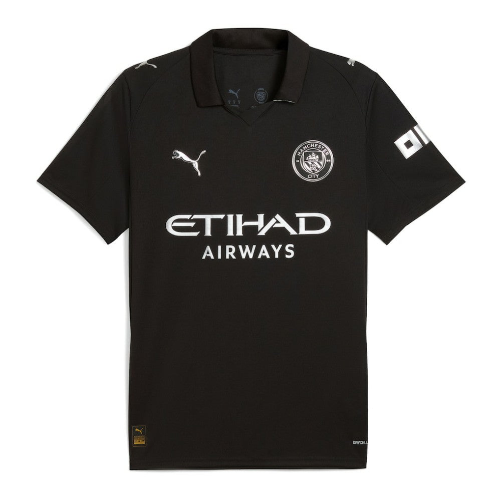 Manchester City 2025/26 Away Replica Custom Jersey - Black outlet