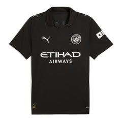 Manchester City 2025/26 Away Replica Custom Jersey - Black outlet