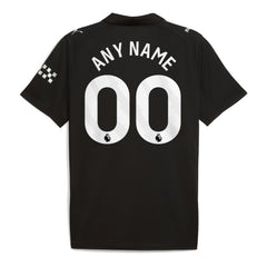 Manchester City 2025/26 Away Replica Custom Jersey - Black outlet