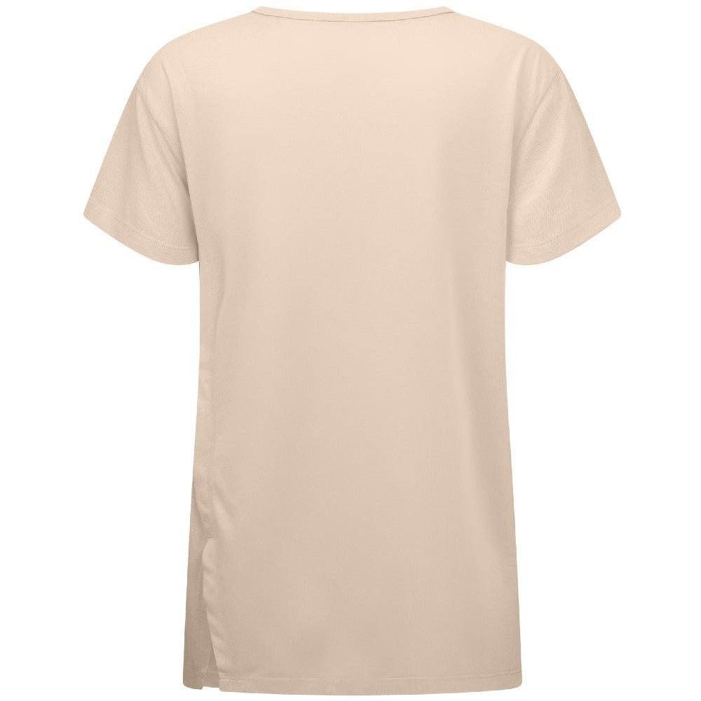 Cincinnati Reds Levelwear Women's Influx Protect W T-Shirt Khaki