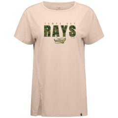 Tampa Bay Rays Levelwear Women's Influx Protect W T-Shirt Khaki