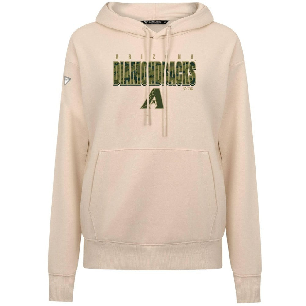 Arizona Diamondbacks Levelwear Women's Adorn Protect W Pullover Hoodie Khaki