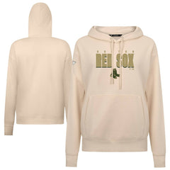 Boston Red Sox Levelwear Women's Adorn Protect W Pullover Hoodie Khaki