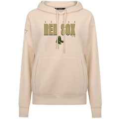 Boston Red Sox Levelwear Women's Adorn Protect W Pullover Hoodie Khaki