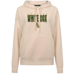 Chicago White Sox Levelwear Women's Adorn Protect W Pullover Hoodie Khaki