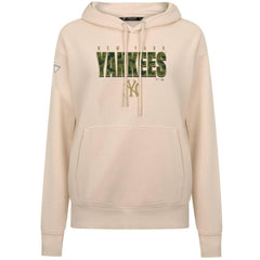 New York Yankees Levelwear Women's Adorn Protect W Pullover Hoodie Khaki