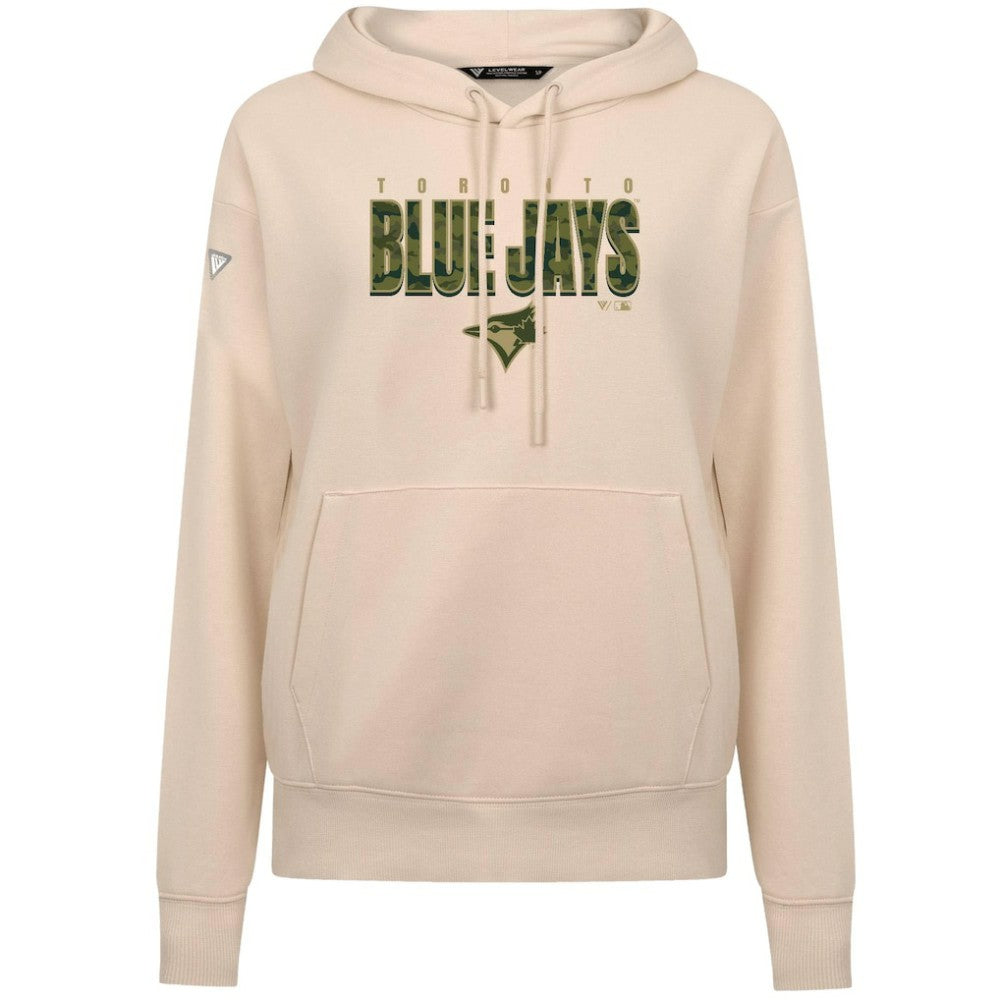 Toronto Blue Jays Levelwear Women's Adorn Protect W Pullover Hoodie Khaki