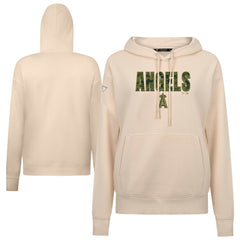 Los Angeles Angels Levelwear Women's Adorn Protect W Pullover Hoodie Khaki