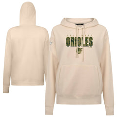 Baltimore Orioles Levelwear Women's Adorn Protect W Pullover Hoodie Khaki