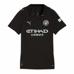 Manchester City Women's 2025/26 Away Replica Custom Jersey - Black sale