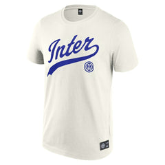 Inter Milan Collegiate T-Shirt - Cream on sale