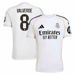 Federico Valverde Real Madrid 2025/26 Home Replica Jersey - White shop