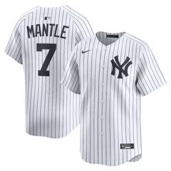 Mickey Mantle New York Yankees Home Limited Player Jersey White