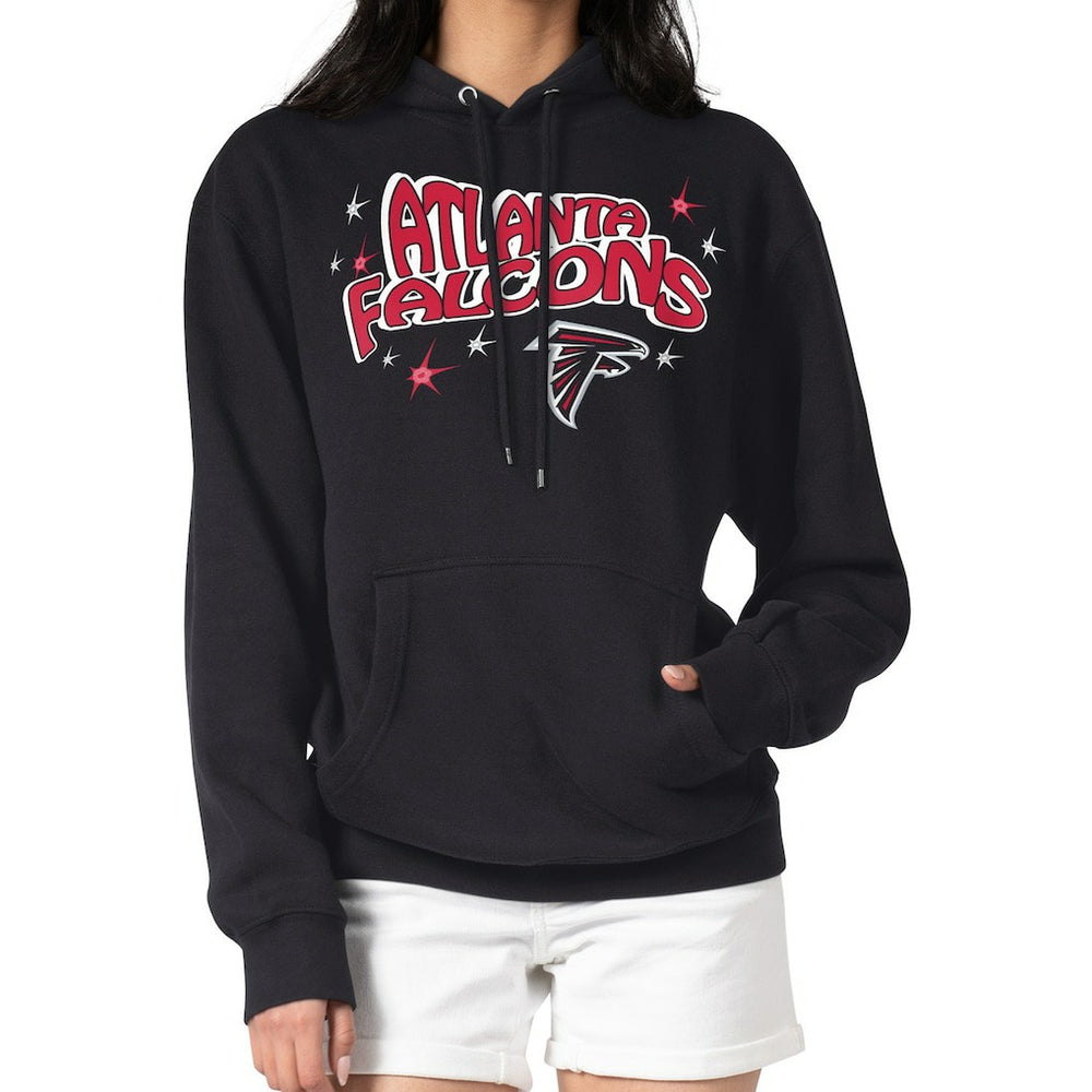 Atlanta Falcons Starter Women's Fireworks Fleece Pullover Hoodie - Black online