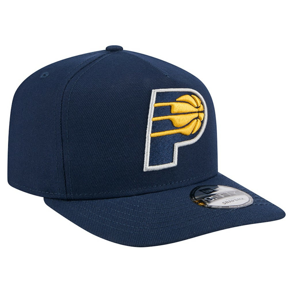 Indiana Pacers Core Logo A-Frame 9FIFTY Snapback Hat - Navy sale
