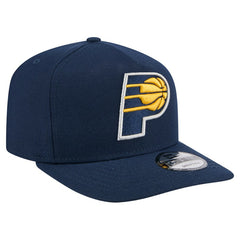 Indiana Pacers Core Logo A-Frame 9FIFTY Snapback Hat - Navy sale