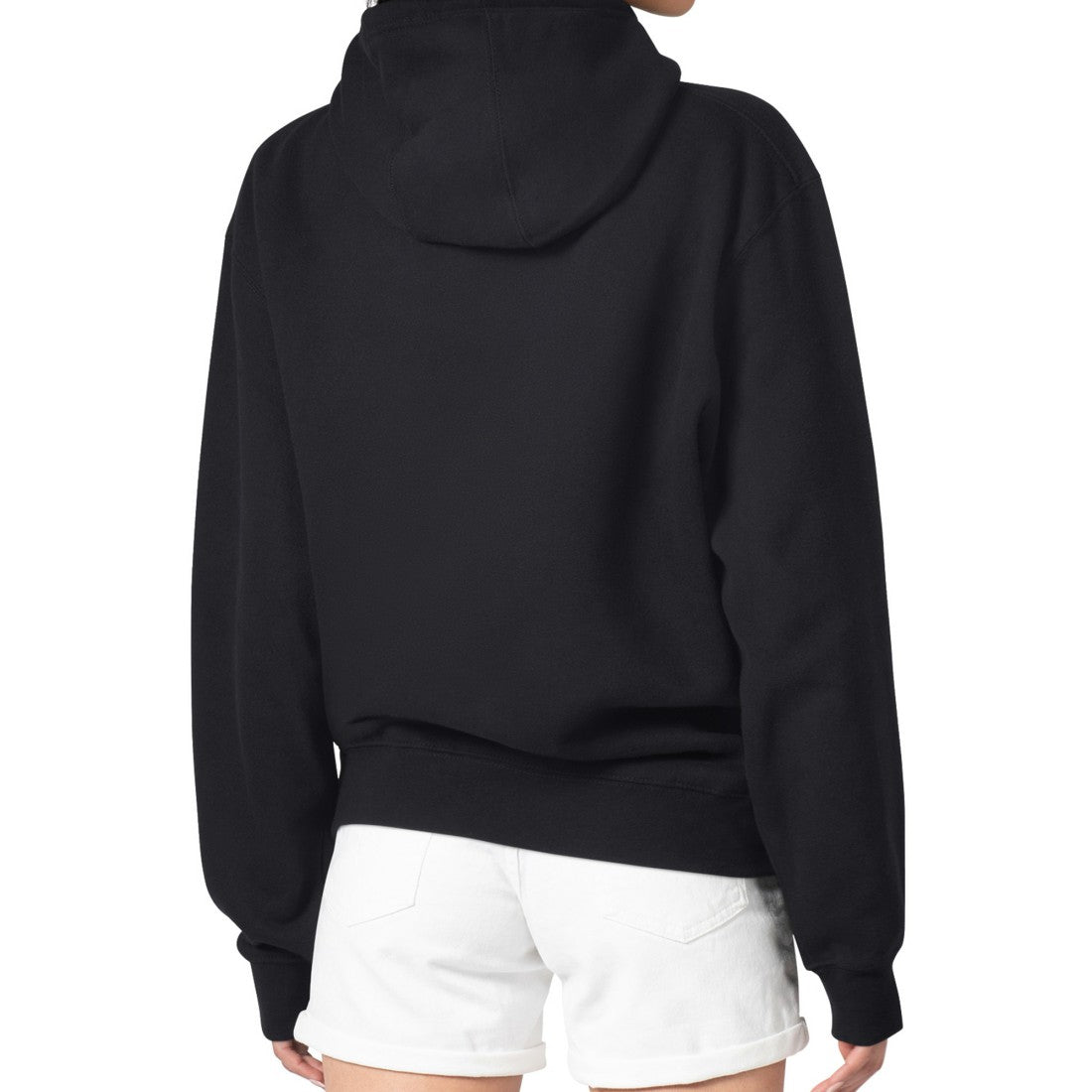 Denver Broncos G-III 4Her by Carl Banks Women's Metallic Print Football Sketch Fleece Pullover Hoodie - Black cheap