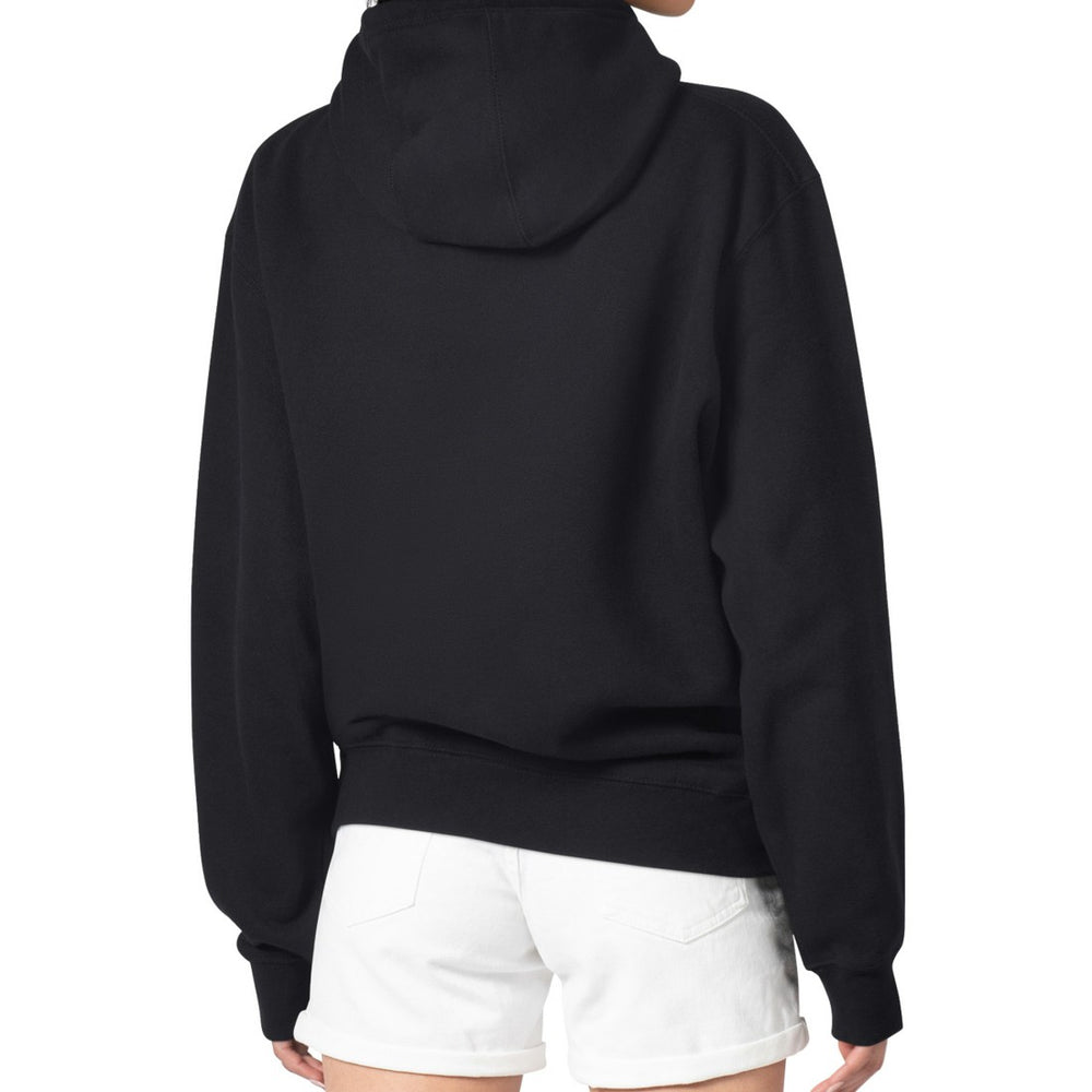 Denver Broncos G-III 4Her by Carl Banks Women's Metallic Print Football Sketch Fleece Pullover Hoodie - Black cheap