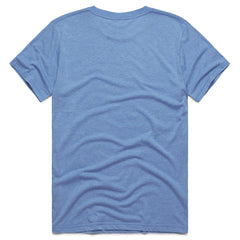 Los Angeles Chargers Homage Youth Charger Power Tri-Blend T-Shirt - Powder Blue on sale