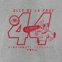 Elly De La Cruz Cincinnati Reds Player Graphic T-Shirt Heather Gray