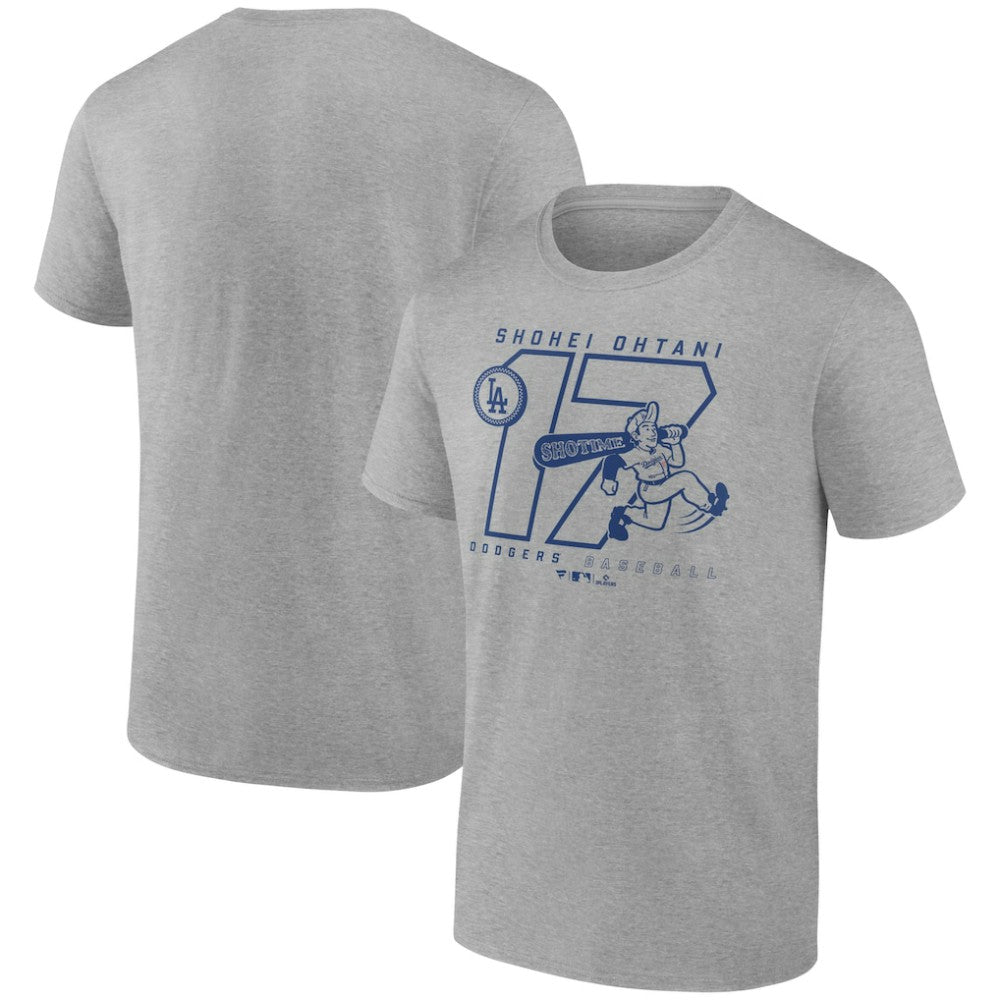 Shohei Ohtani Los Angeles Dodgers Player Graphic T-Shirt Heather Gray