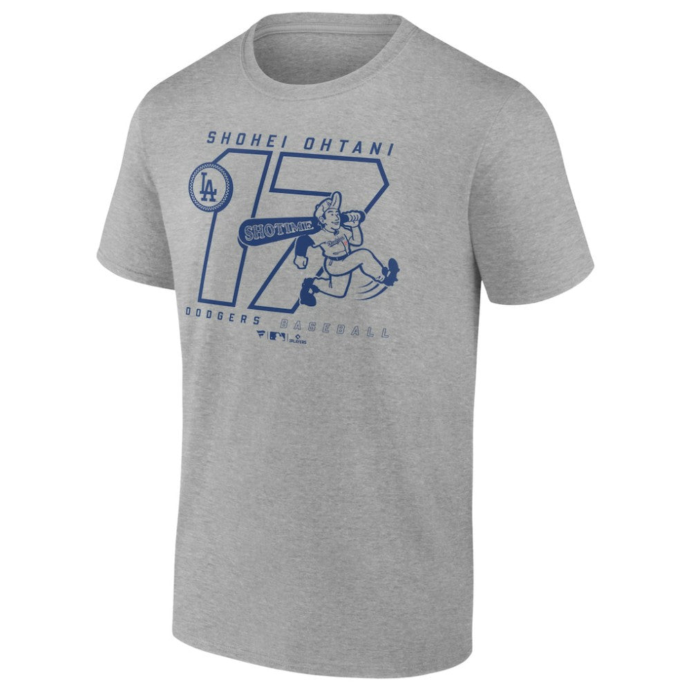 Shohei Ohtani Los Angeles Dodgers Player Graphic T-Shirt Heather Gray