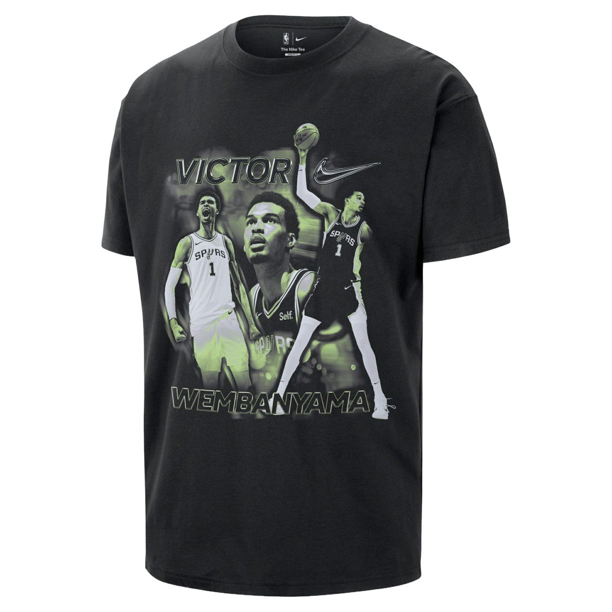 Victor Wembanyama San Antonio Spurs Unisex Athlete T-Shirt - Black sale