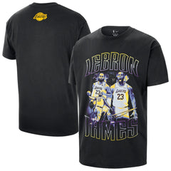 LeBron James Los Angeles Lakers Unisex Athlete T-Shirt - Black sale