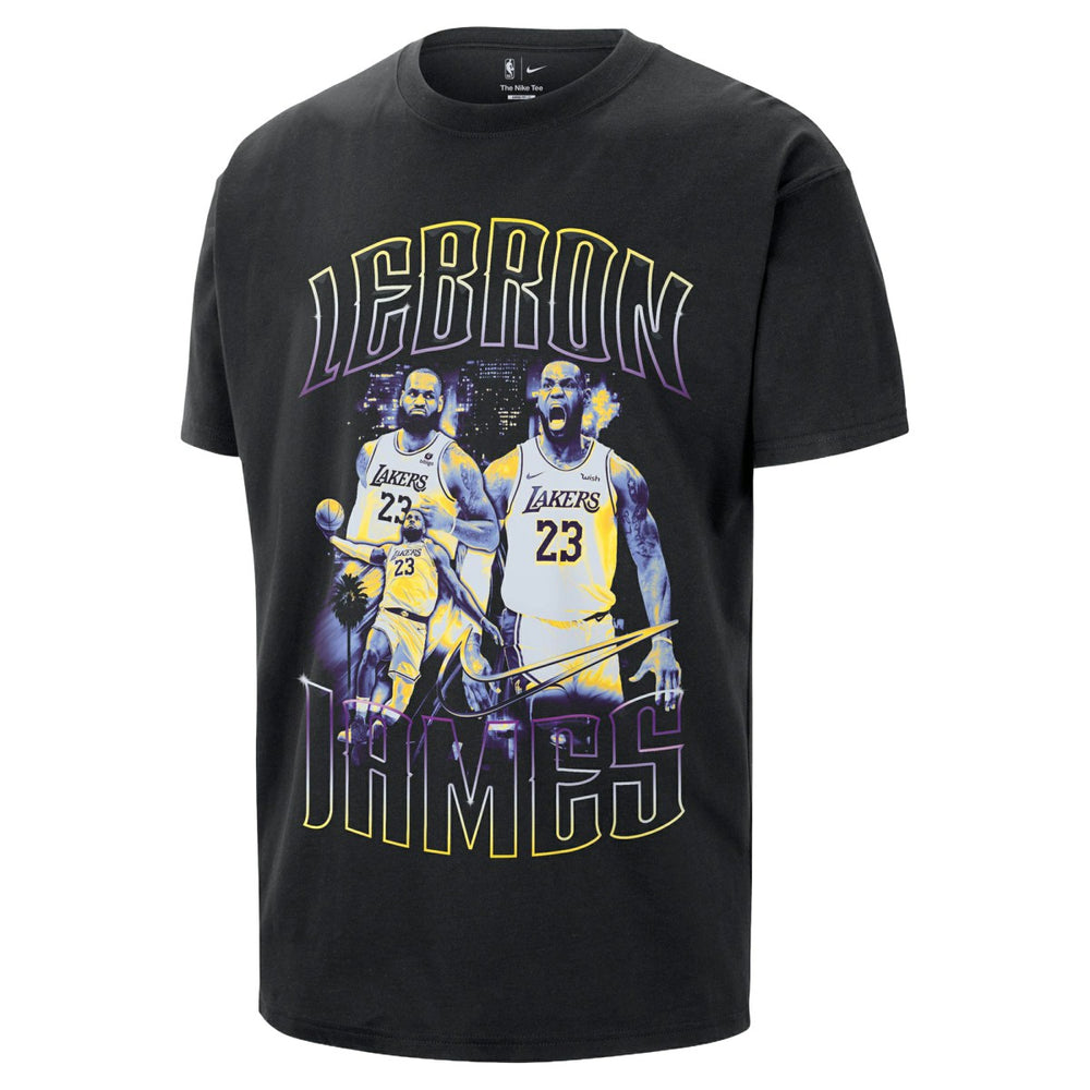 LeBron James Los Angeles Lakers Unisex Athlete T-Shirt - Black sale