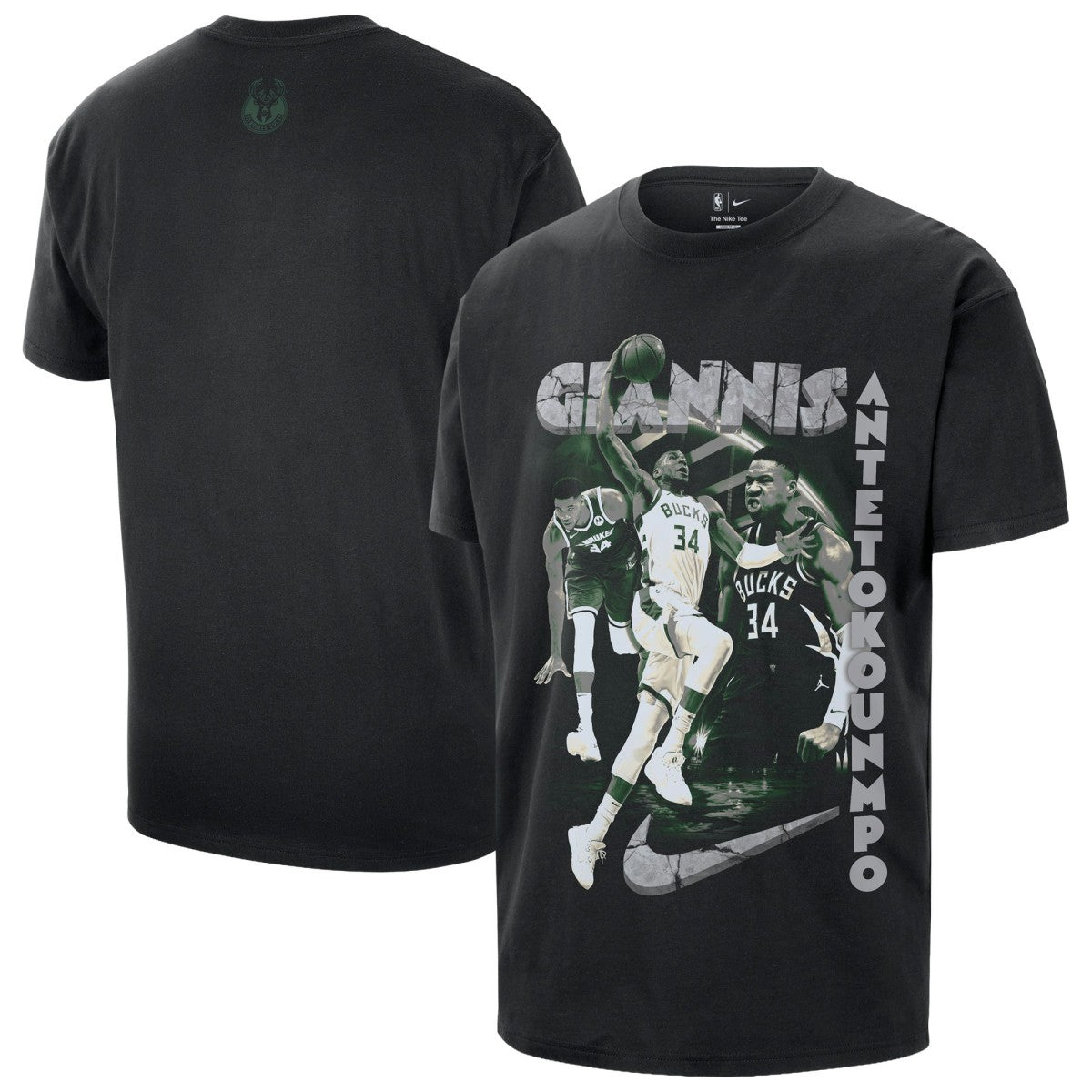 Giannis Antetokounmpo Milwaukee Bucks Unisex Athlete T-Shirt - Black cheap