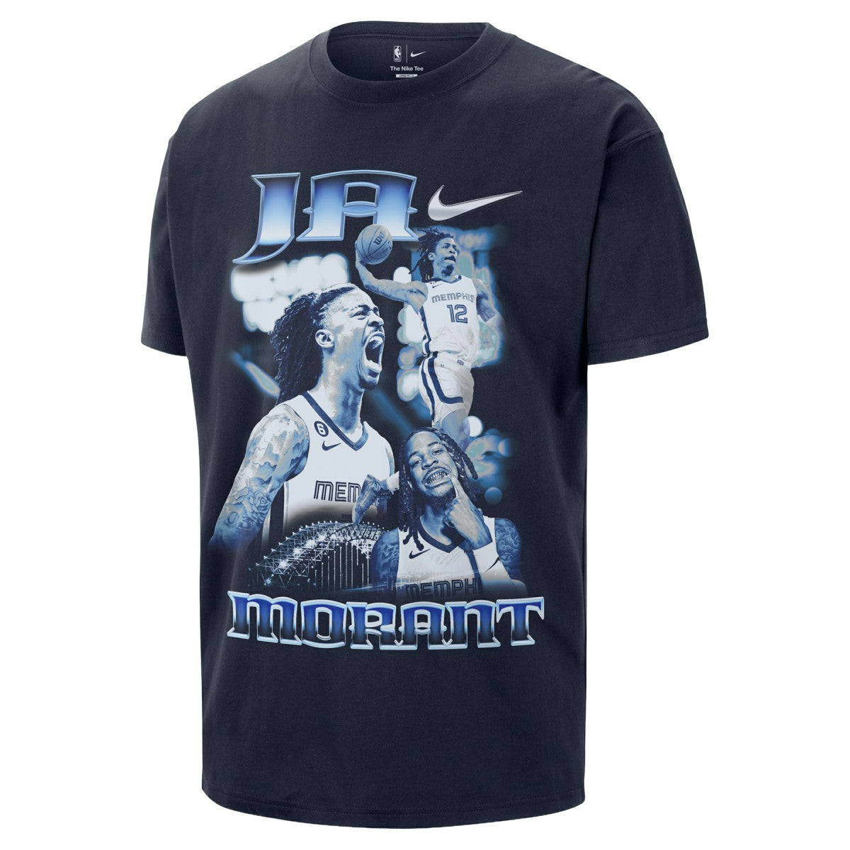 Ja Morant Memphis Grizzlies Unisex Athlete T-Shirt - Navy shop
