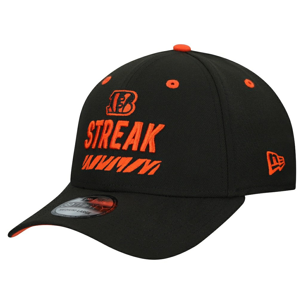 Cincinnati Bengals New Era STREAK Season Ticket Member 39THIRTY Flex Hat - Black online