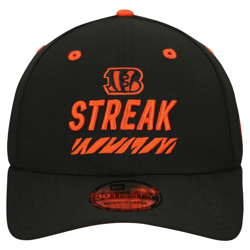 Cincinnati Bengals New Era STREAK Season Ticket Member 39THIRTY Flex Hat - Black online