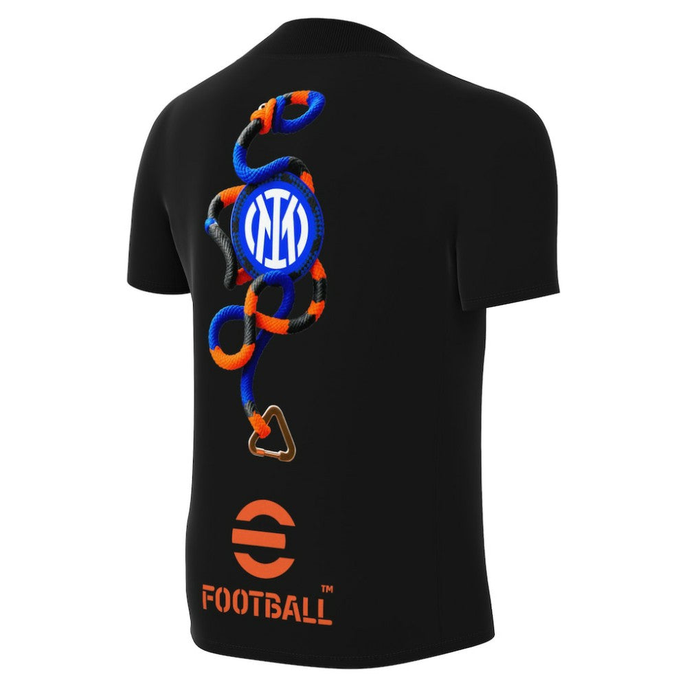 Inter Milan Youth Pre-Match Dri-FIT Top - Black shop