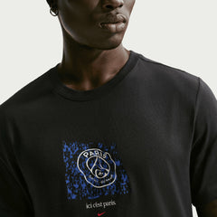 Paris Saint-Germain Men's Banner T-Shirt - Black cheap