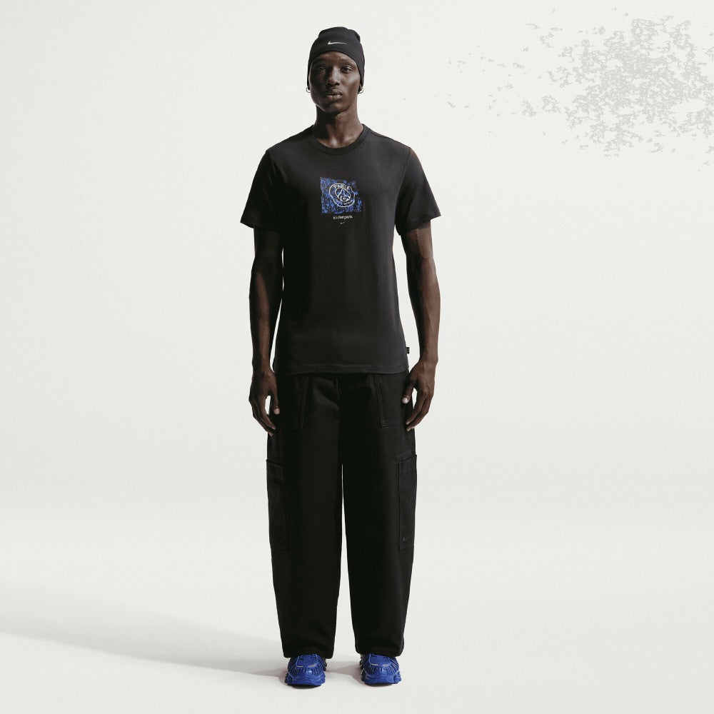 Paris Saint-Germain Men's Banner T-Shirt - Black cheap